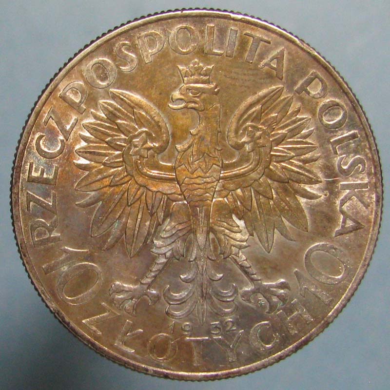 A-Choice-Pick-Up---A-Beautifully-Toned-Polish-1932-W-10-Zlotych